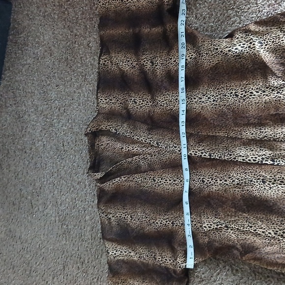 Womens leopard print bath robe - Picture 12 of 14